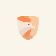 animal logos with a combination of shields, a modern logo