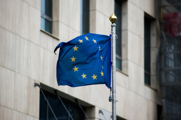 flaga UE - obrazy, fototapety, plakaty
