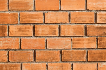 Fototapeta premium Old red brick wall background texture