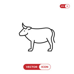 Cow vector icon
