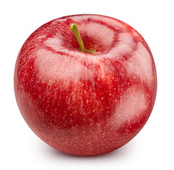 Red apple isolated on white
