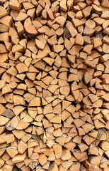 Brick texture. Old brick wall of the renovated house.