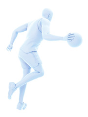 3d rendered medically accurate illustration of a basketball player