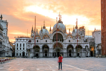 Venice, Italy. Church of the Holy Mark in Venice