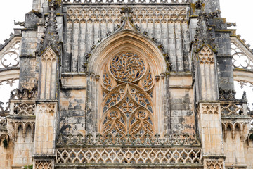 Obraz premium The Monastery of Santa Maria da Vitoria in Batalha, one of the most important Gothic places in Portugal. A World Heritage Site since 1983