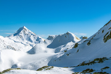 Swiss alps in winter