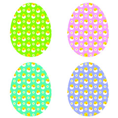 hatching chicks and daisies eggs