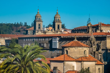 Santiago de Compostela, capital of Galicia, Spain.The main destination of the Way of St. James, a...