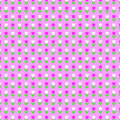 tulip pattern on pink background