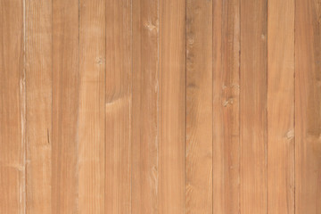 Vertical natural wood planks background closeup