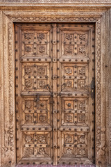 Ibiza, beautiful wooden door