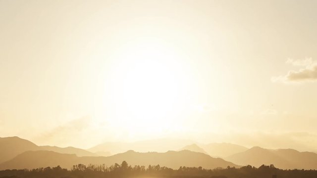 Ponds of  Colostrai by Sunset (HD time lapse)