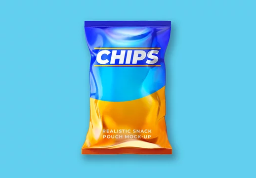Download Chip Bag Mockup Stock Template Adobe Stock