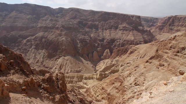 Wadi Darga in Israel Beautiful shot of Wadi Darga in Jordan River