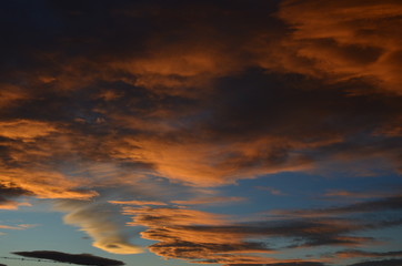 Fototapeta na wymiar Navada sunset