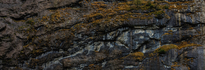 Beautiful autumn time at village of Lauterbrunnen in Swiss alps, gateway to famous Jungfrau. Set in...