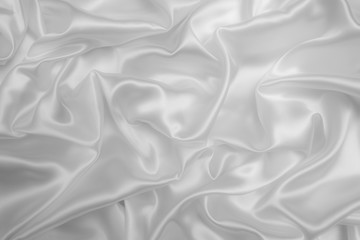 white abstract background luxury cloth or liquid wave or wavy folds of grunge silk texture satin...