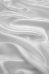 Fototapeta premium white abstract background luxury cloth or liquid wave or wavy folds of grunge silk texture satin velvet material or luxurious Christmas background or elegant wallpaper design, background