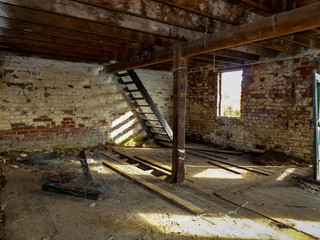 abandoned building