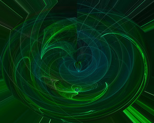 abstract digital fractal, beautiful design 