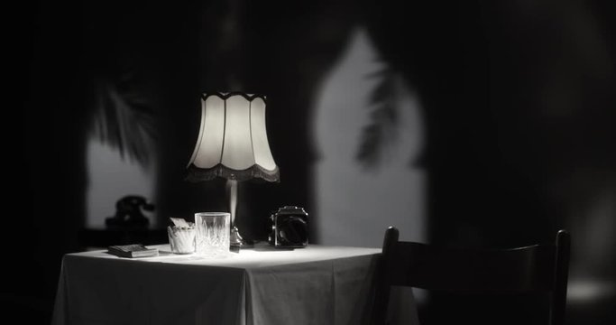 Shot of luxury vintage hotel room, perfect to use as template or background