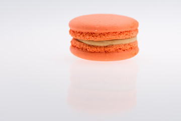 colorful macaroons on  acrylic background