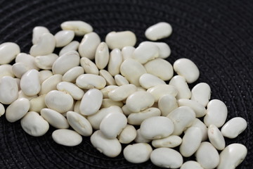 white beans pile