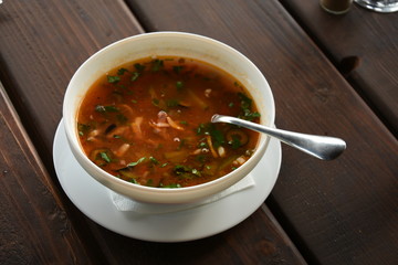 Ciorba ruseasca Soleanca , Russian Soleanca soup