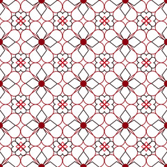 Fototapeta premium Star, flower, heart shape pattern