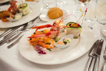 lobster dish wedding