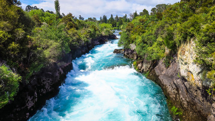 Naklejka na ściany i meble Huka Falls in Taupo, New-Zealand