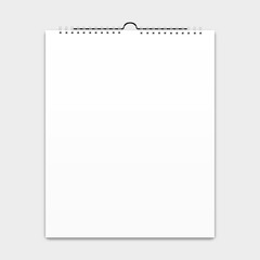 Blank calendar, card design