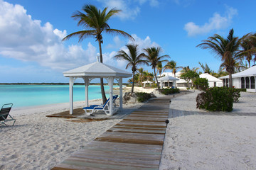 A beach resort, Long Island, Bahamas