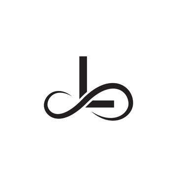 infinity letter l logo vector