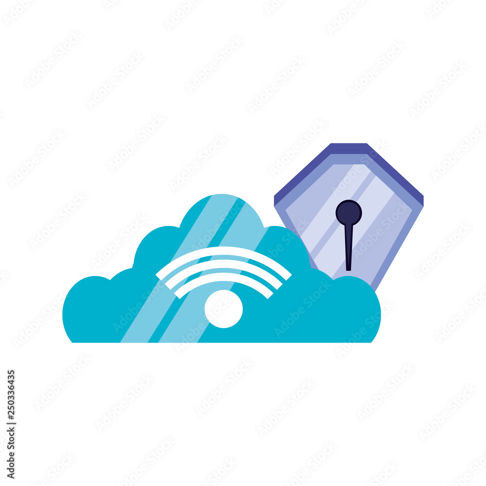 Poster cloud computing with shield secure