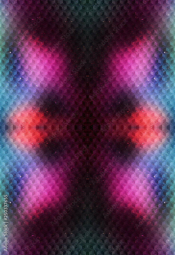 Poster computer generated smooth abstract fractals artwork background
