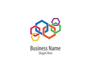 Corporate logo template vector icon illustration design