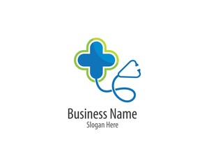 Obraz premium Medical logo template illustration