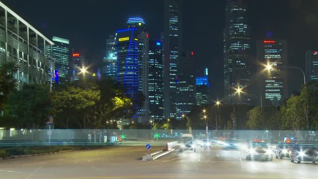 View the rush city, Singapore