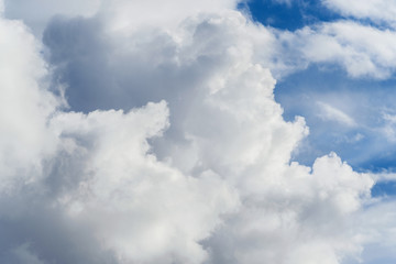 Heavenly clouds as background