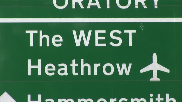 Close view of a signboard in London United Kingdom
