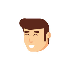 head of young man avatar character