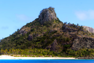 Fototapeta na wymiar The island of Monuriki, Mamanuca Islands, Fiji