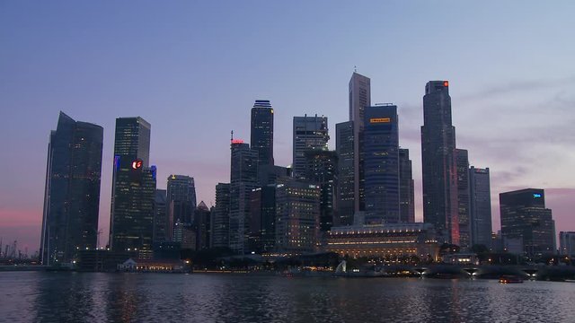 Long View Of HSBC Building, Singapore