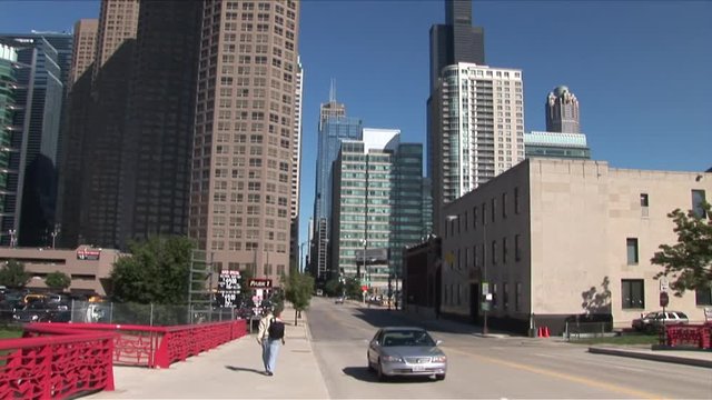 View of skyscrapers in Chicago United States