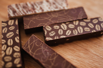 turron chocolate and coffee