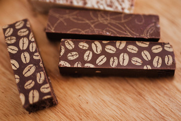 turron chocolate and coffee