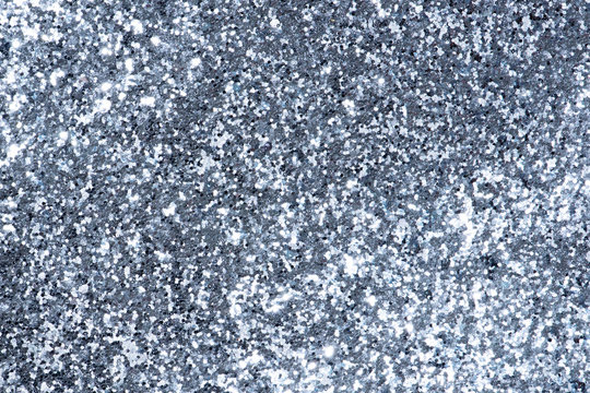 Silver Glitter Background