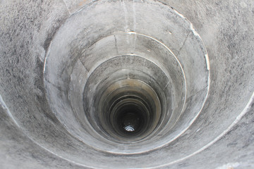 Water Well Drilling, holes boring in ground with drilling rig machine