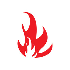 Flame icon design template vector isolated